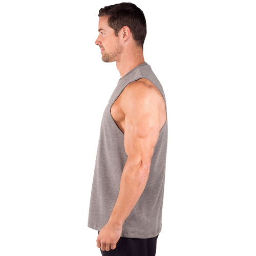 Combed Cotton Cut Sleeve Muscle Tee