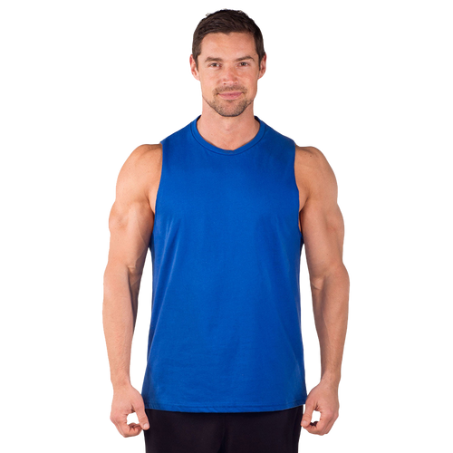 Combed Cotton Cut Sleeve Muscle Tee