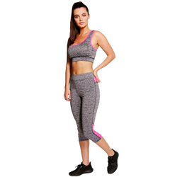 Holly Crop Top And Capri Running Legging