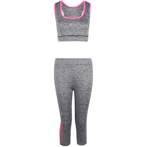 Holly Crop Top And Capri Running Legging