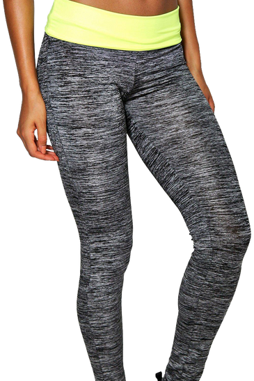 Rosie Roll Over Waistband Running Legging