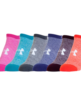 Ua Big Logo No Show 6 Pack